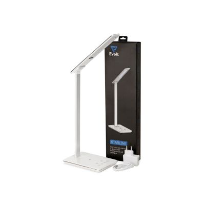 Настольная лампа с функцией беспроводной зарядки Starline, белый-13