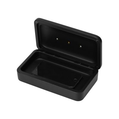 УФ-стерилизатор c функцией беспроводной зарядки Sector, Evolt, черный-2