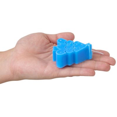 Свеча Елочка, синий-4