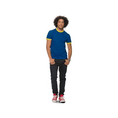 Футболка Adelaide мужская, синий/желтый-2