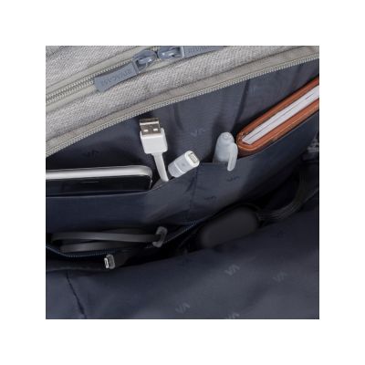 RIVACASE 7760 grey ECO рюкзак для ноутбука 15.6-20