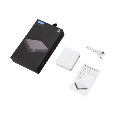 Внешний аккумулятор Brick 5 с быстрой зарядкой PD, 5000 мАч, белый-6