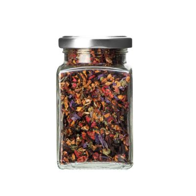 Чай ягодно-травяной, серия Bouquet, ягодный пирог, стеклянная банка-1