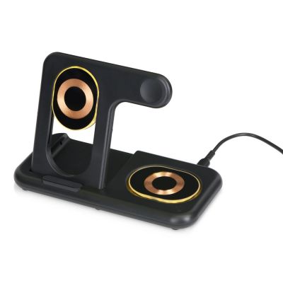 Беспроводная зарядная станция 3-в-1 MajestIQ, 15 Вт-1