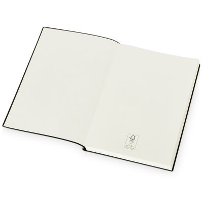 Бизнес блокнот Supreme с вставкой из софт-тача, гибкая обложка, 128 листов, серый-4