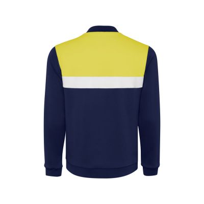 Спортивная куртка Leros унисекс, желтый/синий нэйви-1