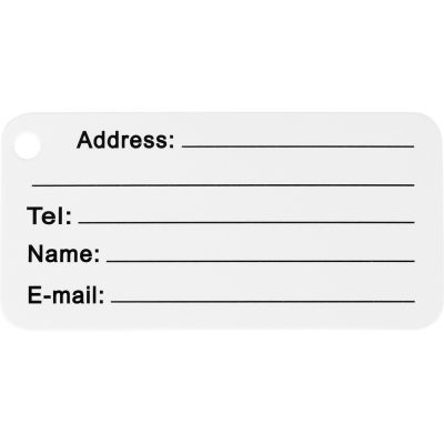 Бирка для багажа Travel, серебристый-4