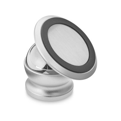 Поворотный магнитный держатель телефона Mount, серебристый-0