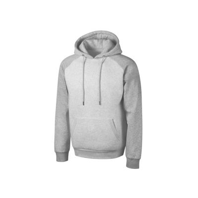 Толстовка с капюшоном Dublin мужская, серый меланж/белый меланж-4