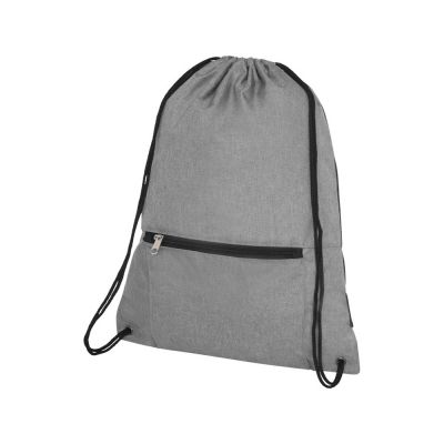 Складной рюкзак со шнурком Coss, heather medium grey-1