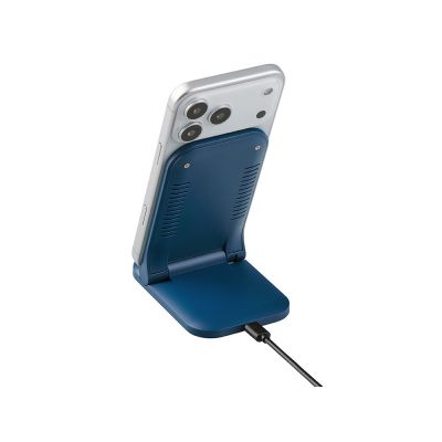 Беспроводное зарядное устройство Foldy, 15 Вт, темно-синий-7