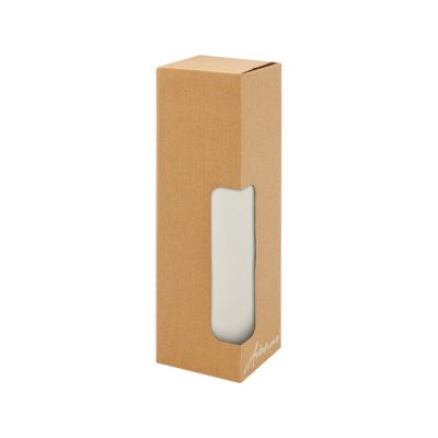 Lumi керамическая кружка объемом 300 мл с бамбуковой крышкой, белый-4