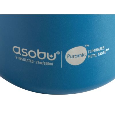 Вакуумная термокружка с  керамическим покрытием Pick-Up, 650 мл, синий-11