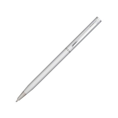 Ручка металлическая шариковая Slim, серый-0