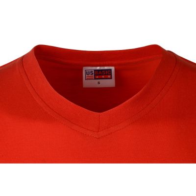 Футболка Heavy Super Club мужская с V-образным вырезом, красный-7