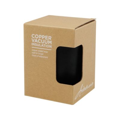 Lagan Кружка с медной вакуумной изоляцией объемом 300 мл и бамбуковой крышкой, черный-4