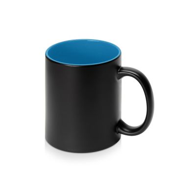 Кружка-хамелеон Surprise матовая, черный/голубой-0