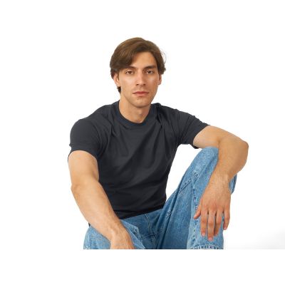 Футболка HD Fit короткий рукав с эластаном, темно-серый-1