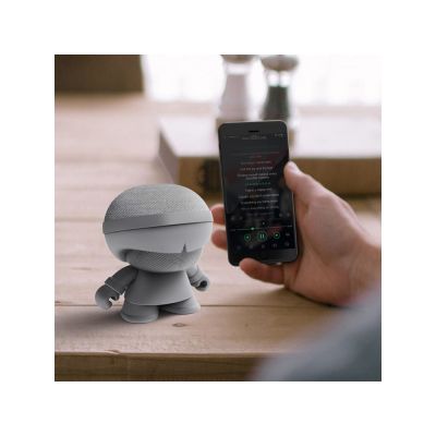 Портативная колонка X5 XOOPAR BOY STEREO, серебристый-2