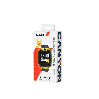Детские часы Canyon Tony KW-31, желто-серый-3
