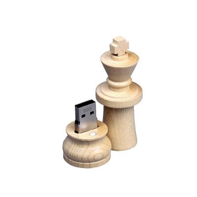 Флешка Ферзь на 64 Гб, белый-1