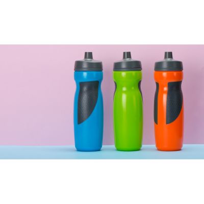Спортивная бутылка Flex 709 мл, оранжевый/серый-5
