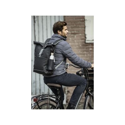 Aqua 15 GRS водонепроницаемая велосумка из переработанных материалов, 20 л - Черный-6