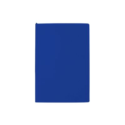 Бизнес-блокнот C1 софт-тач, гибкая обложка, 128 листов, синий-1