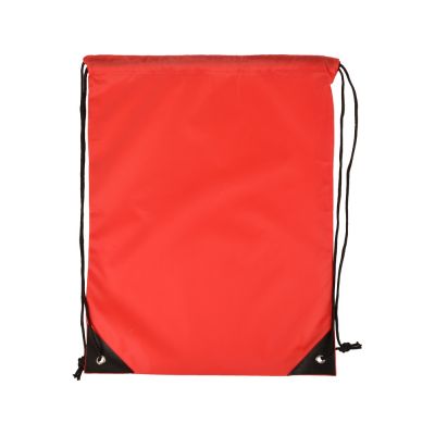 Рюкзак-мешок на шнуровке Reviver из переработанного пластика, красный-2