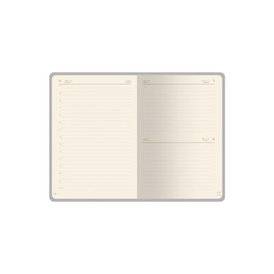 Ежедневник А5 датированный Boston 2026, красный с серым обрезом-10