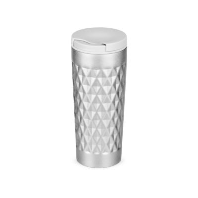 Герметичная вакуумная термокружка Matrix,450 мл, серебристый-0