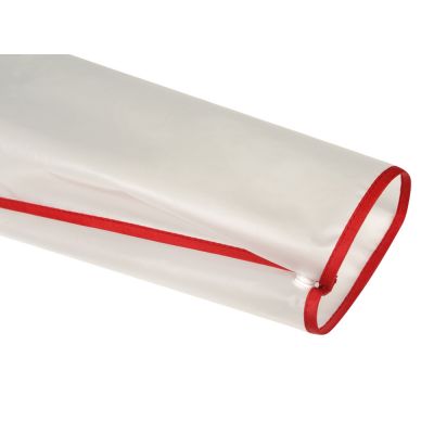 Дождевик Providence, прозрачный/красный с чехлом-3