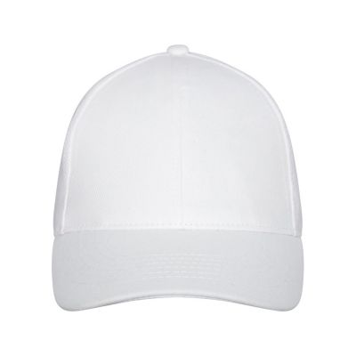 Кепка-бейсболка Drake, 6-панельная, изготовлена из хлопка, белый-1