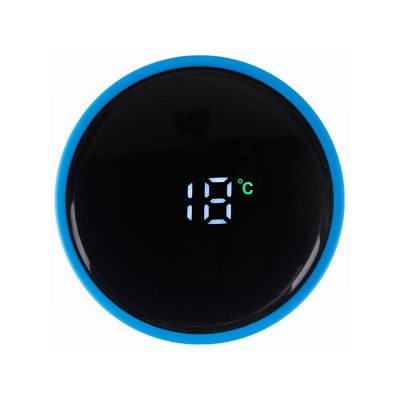 Вакуумный термос Module X с индикатором температуры, 500 мл, тубус, голубой 3538C-4