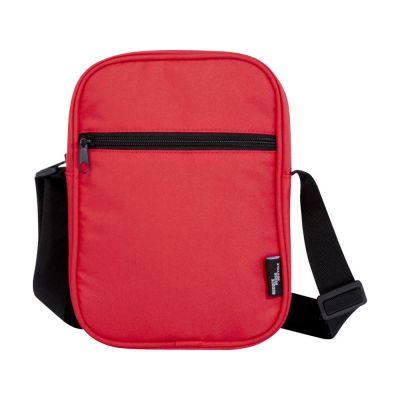Byron сумка через плечо из переработанных материалов по стандарту GRS объемом 2 л - Красный-1