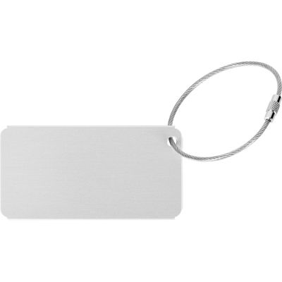 Бирка для багажа Travel, серебристый-3