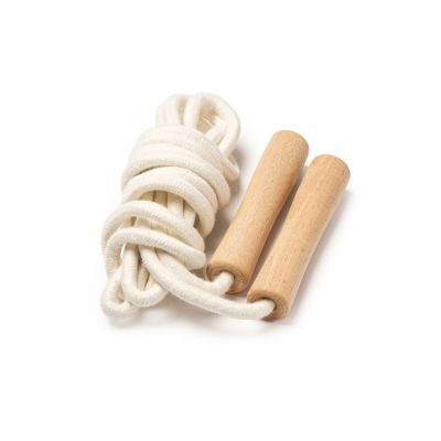 Скакалка REGINA из хлопка, бежевый-0