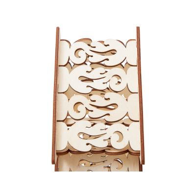 Шкатулка из фанеры в виде елки Firytale , серебристая-8