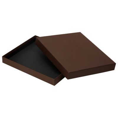Подарочная коробка 36,8 х 30,6 х 4,5 см, коричневый-1