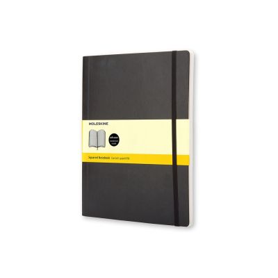Записная книжка Moleskine Classic Soft (в клетку), ХLarge (19х25 см), черный-0