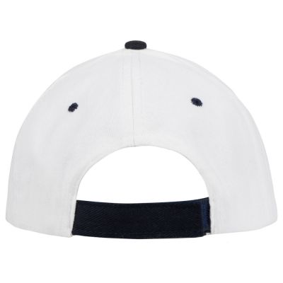 Бейсболка New Castle 6-ти панельная, белый/темно-синий-6