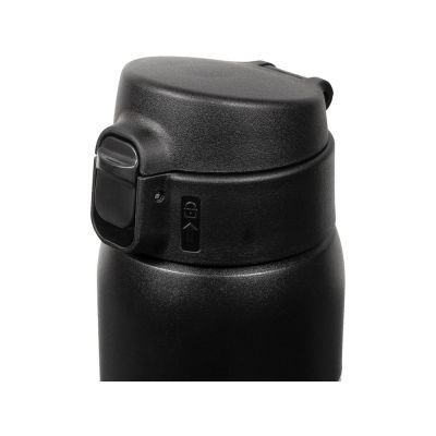 Термокружка Relaxika 701 (0,48 литра), черная (без лого)-8