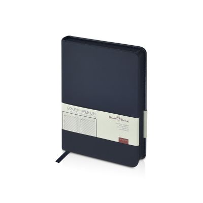 Ежедневник недатированный А6+ Megapolis Color, темно-синий navy-0