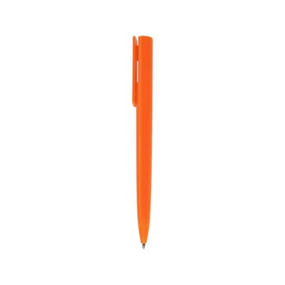 Ручка пластиковая шариковая Taper Solid, матовый оранжевый-2