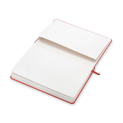 Бизнес-блокнот С3 софт-тач с магнитом, твердая обложка, 128 листов, красный-6