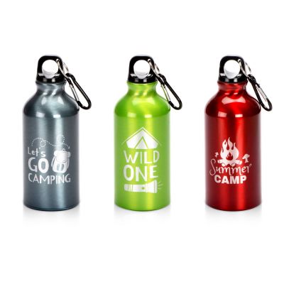 Бутылка Oregon с карабином 400мл, мокрый асфальт-3