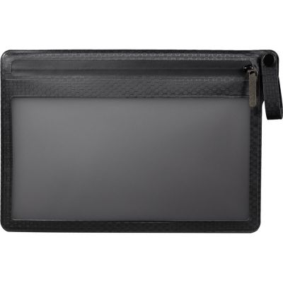 Органайзер On clouds двумя отделениями из нейлона 250х170 мм (в инд. пакетике), серый/черный-3