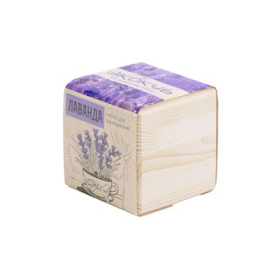 Набор для выращивания Экокуб Classic Лаванда-1