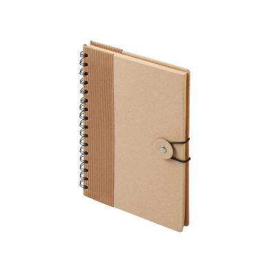 Крафтовый блокнот А5 в твердой обложке Saharan Cypress, 80 листов 70 гр/м2 бумаги, натуральный-5