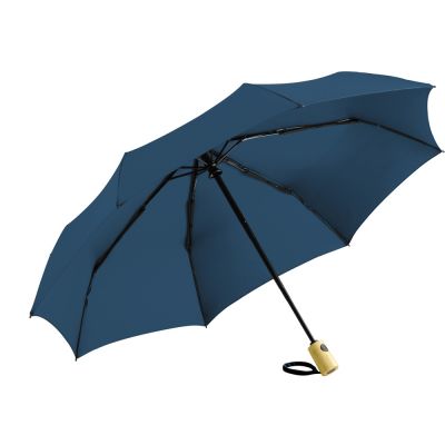 Зонт складной 5429 ÖkoBrella из бамбука, полуавтомат, красный-1
